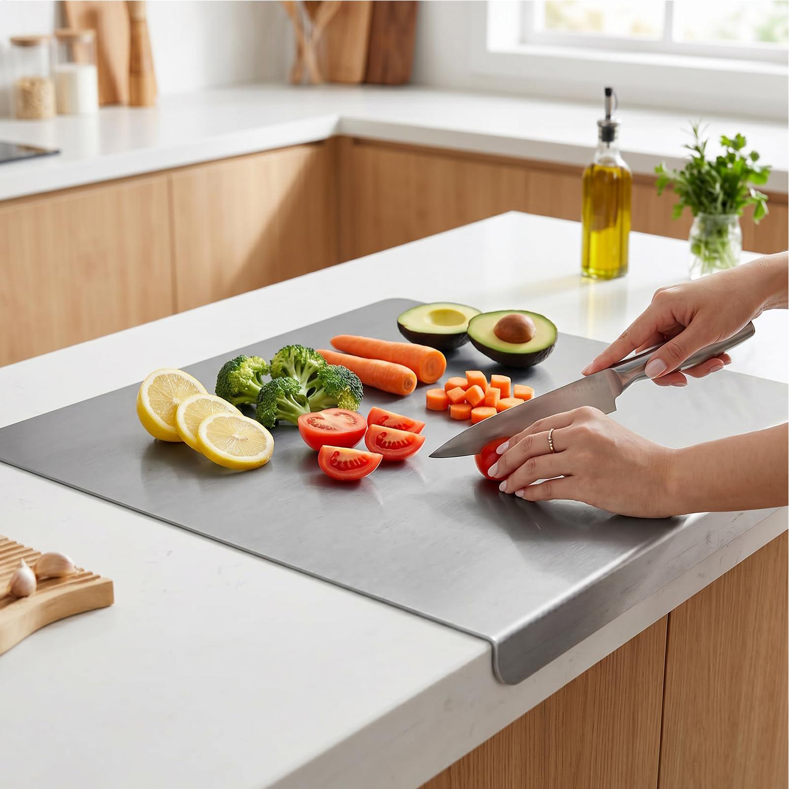 Meal Prep Cutting - Antypoślizgowa deska do krojenia ze stali