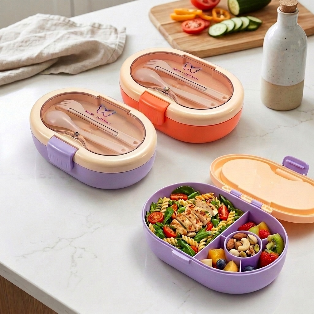 Meal Prep Or Prep Meal - Szczelny plastikowy pojemnik na lunch typu