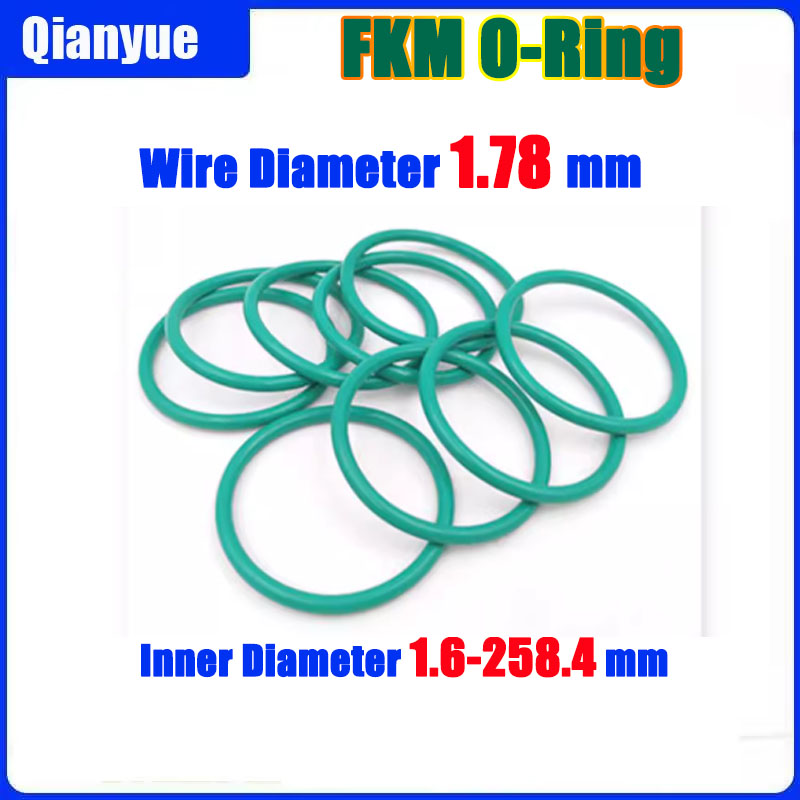 Meal Prep Co - O-ring z zielonego FKM, grubość 1.78mm,