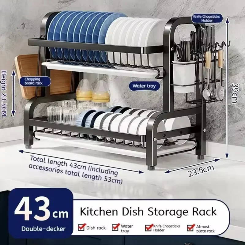 Dwupoziomowy ociekacz do naczy – Meal Prep Organizer recenzja i cena