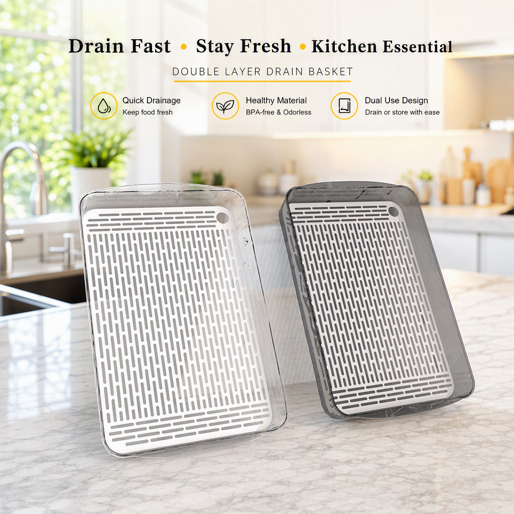 Dwupoziomowy prostokątny plast – Meal Prep Organizer recenzja i cena