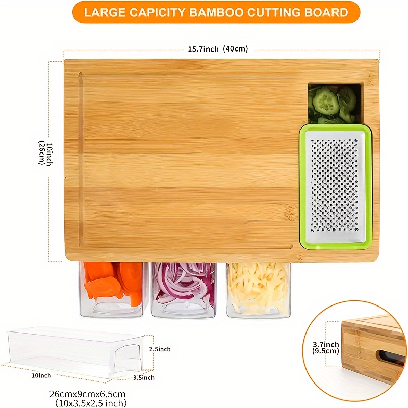 Deska do krojenia z bambusa z  – Meal Prep Cutting recenzja i cena