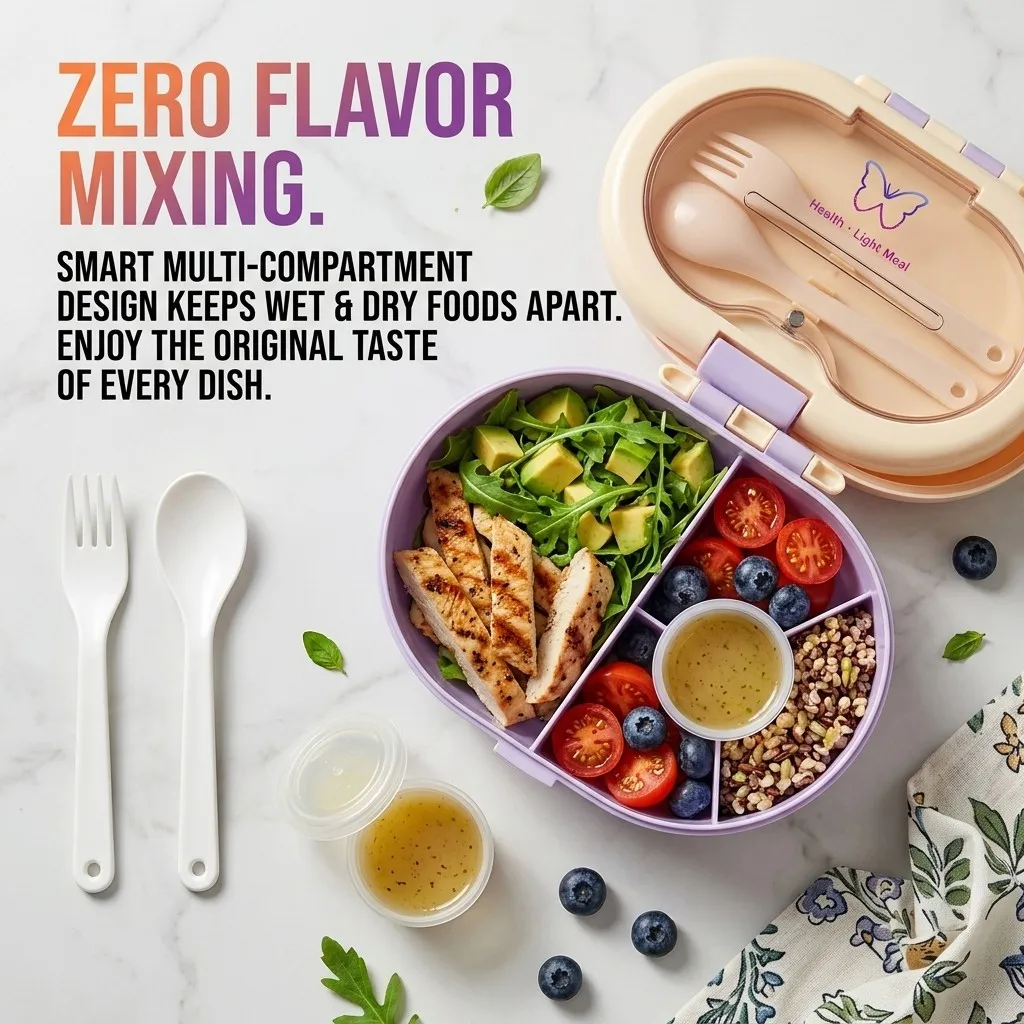 Plastikowe pudełko bento z prz – Meal Prep Or Prep Meal recenzja i cena