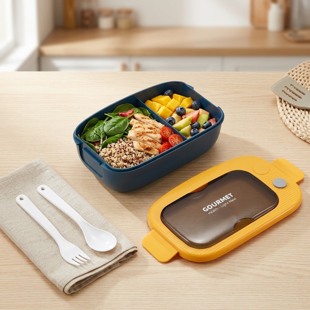 Plastikowy pojemnik na lunch B – Meal Prep Or Prep Meal recenzja i cena