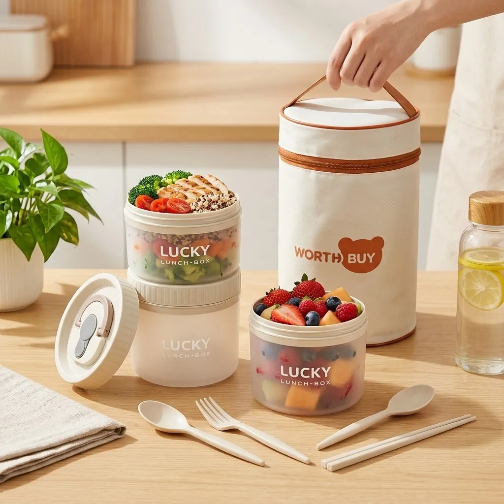Plastikowe pudełko bento, nada – Meal Prep Or Prep Meal recenzja i cena