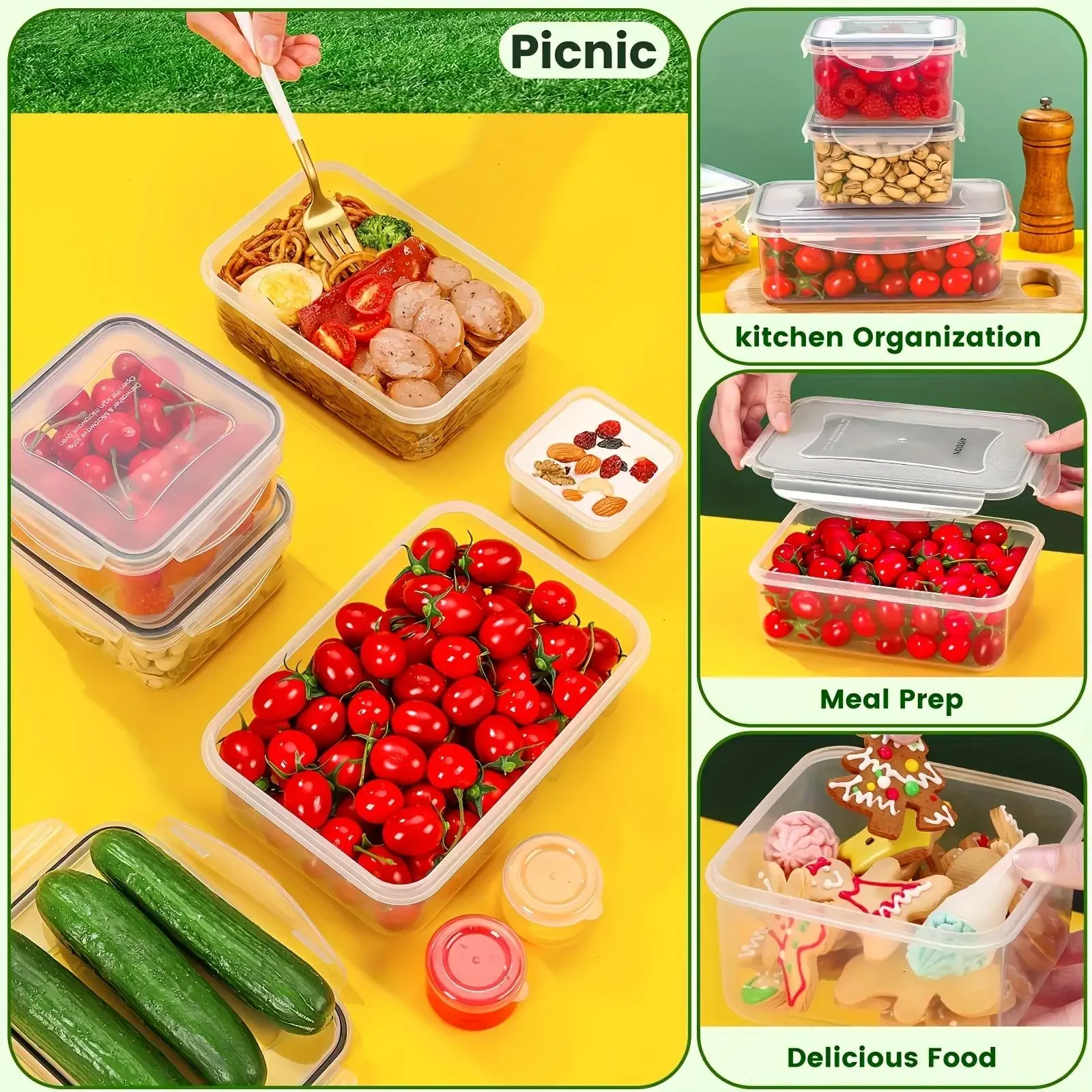 Zestaw 12 sztuk szczelnych poj – Meal Prep Organizer recenzja i cena