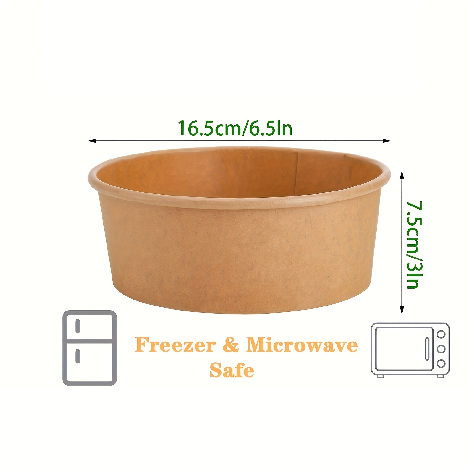 Papierowe miski z pokrywkami,  – Meal Preparation recenzja i cena