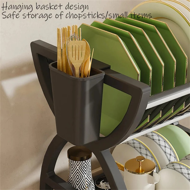 Dwupoziomowy stojak na naczyni – Meal Prep Organizer recenzja i cena